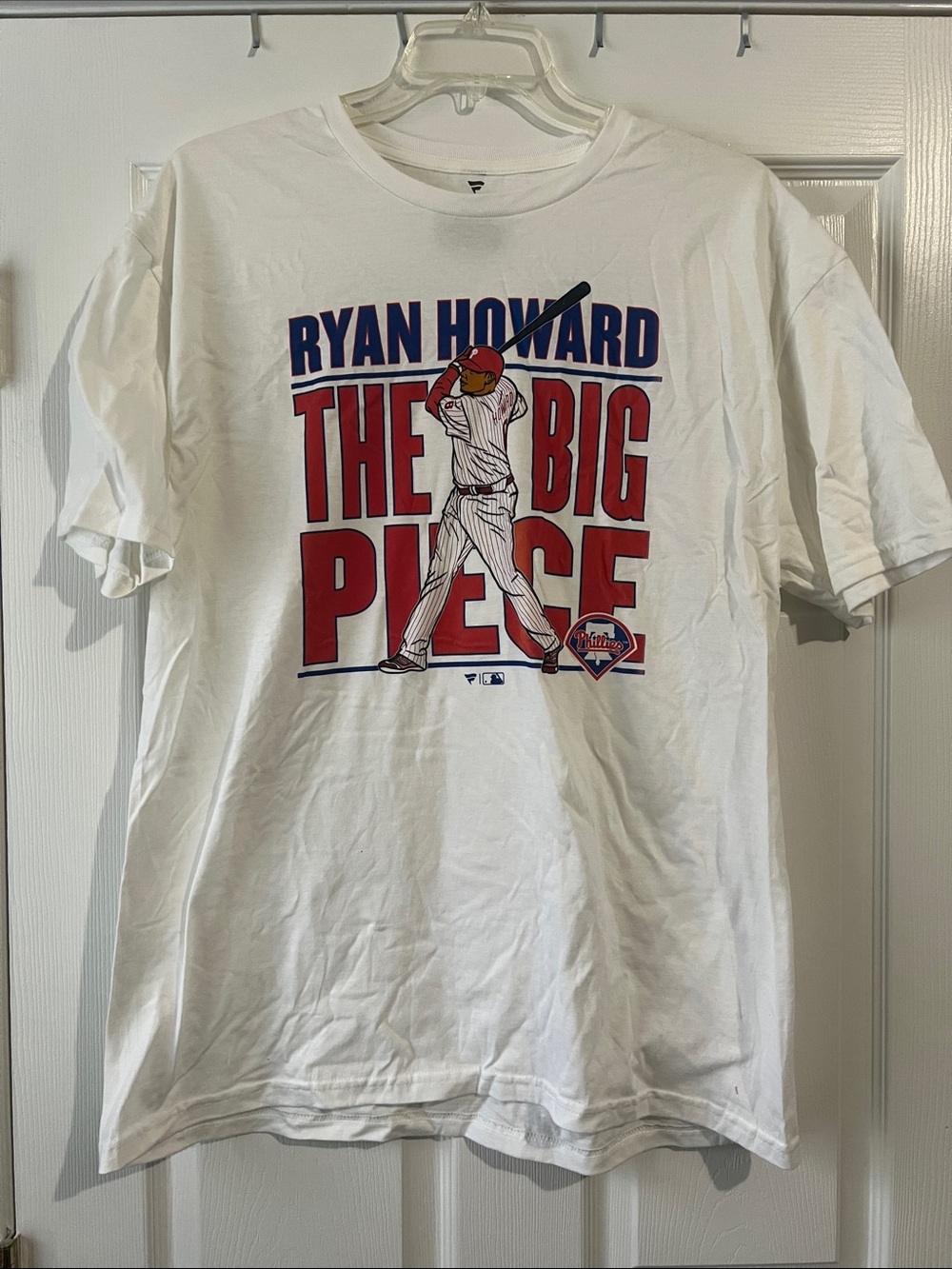 NWOT Ryan Howard The Big Piece Graphic Tee - White with Red & Blue
